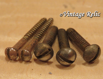 Set Di 7 Viti Sintonizzatore Invecchiate Per Fender 52 Telecaster 520215