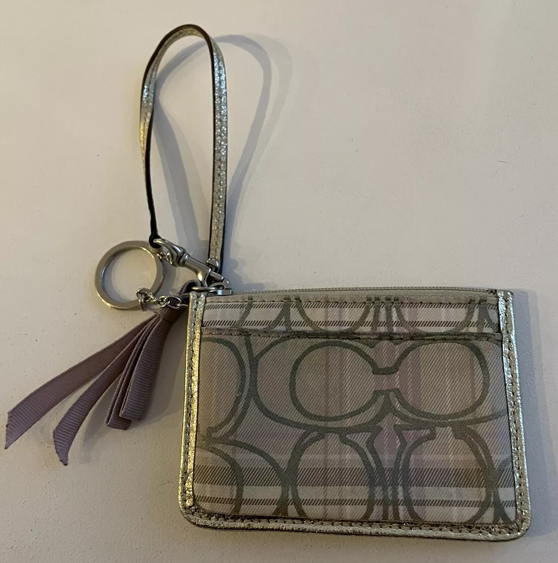 Coach wristlet hotsell keychain