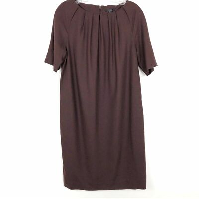 cos burgundy dress