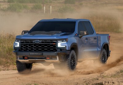 2022 Chevrolet Silverado (Dirt Road) POSTER 24 X 36 INCH Nice Wall Art!