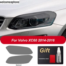 Pre-cut Headlights Smoke Paint Protection Vinyl Tint Wrap Film For Volvo XC60