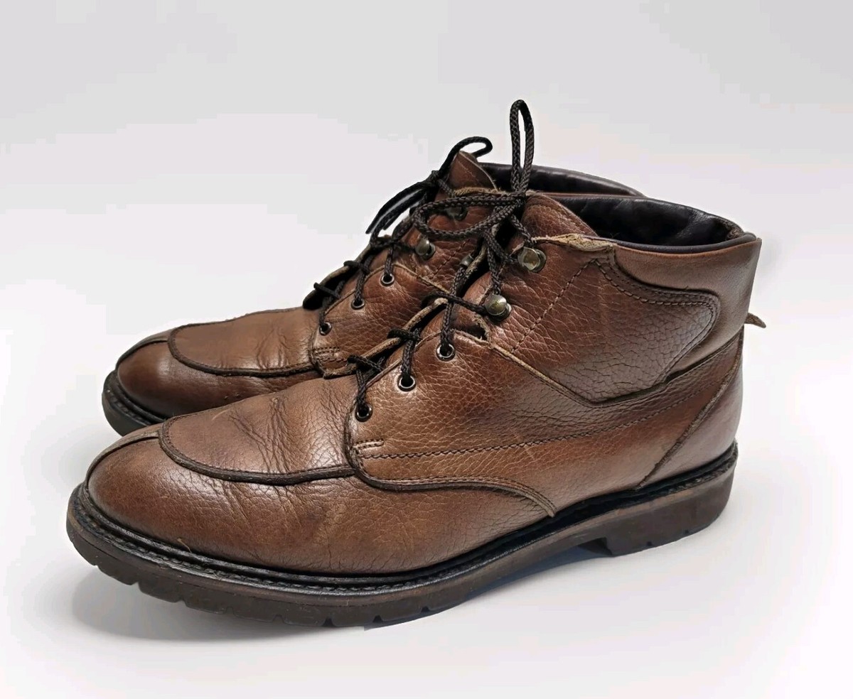 Allen Edmonds Rainier Split Toe Blucher Men's 10.5 D Boots Brown