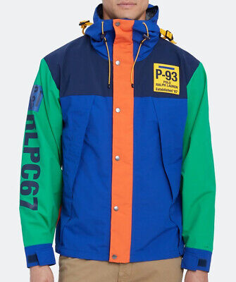 Polo Ralph Lauren McKenzie CP-93 Colorblock Spell Out Nylon Jacket NWT  Men’s S | eBay