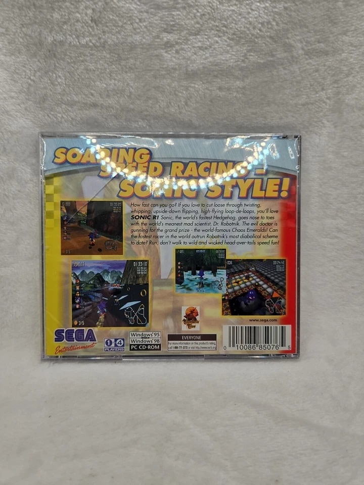 Sonic R: Rare SEGA PC Windows 95 & 98 Game Disc PC CD-Rom - Image 2 of 4