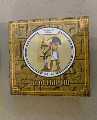 Tarot EGIPCIO EDICION ESPECIAL　アルゼンチン製 NEW UNUSED ROUND EGYPTIAN TAROT EGIPCIO BILINGUAL CARDS DECK