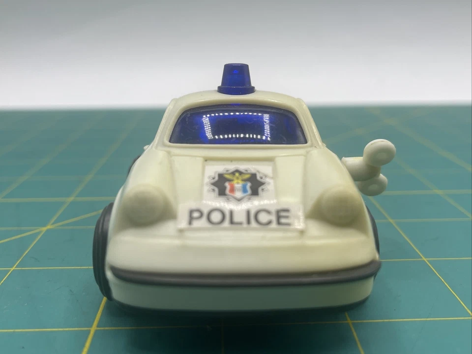 De colección Porsche 911 Policía Cuerda Jimson Hong Kong Blanco Raro Foto 2 de 4