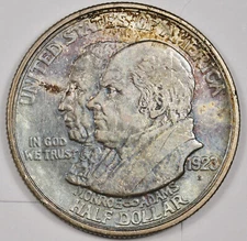 1923-s Monroe Half. Commemorative.  Pretty Natural Colors.   162269