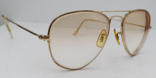 Vintage Sterling Optical Gold Pilot Metal Sunglasses Japan FRAMES ONLY