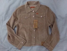 Girl's Size 3XL JUDY BLUE Designer Light Brown Corduroy Coat NEW