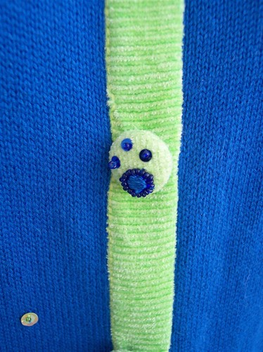 Quacker Factory Dog cardigan sweater plus size 3x Poodle Spaniel Terrier puppy - Picture 6 of 14