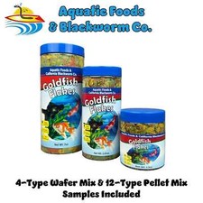 Goldfish Tropical 3-Type Flakes. With FREE 12-Type Pellet Mix 4-Type Wafers