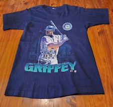 Vintage Ken Griffey Jr. Tee Medium Pro Player MLB Baseball Seattle Mariners Rare