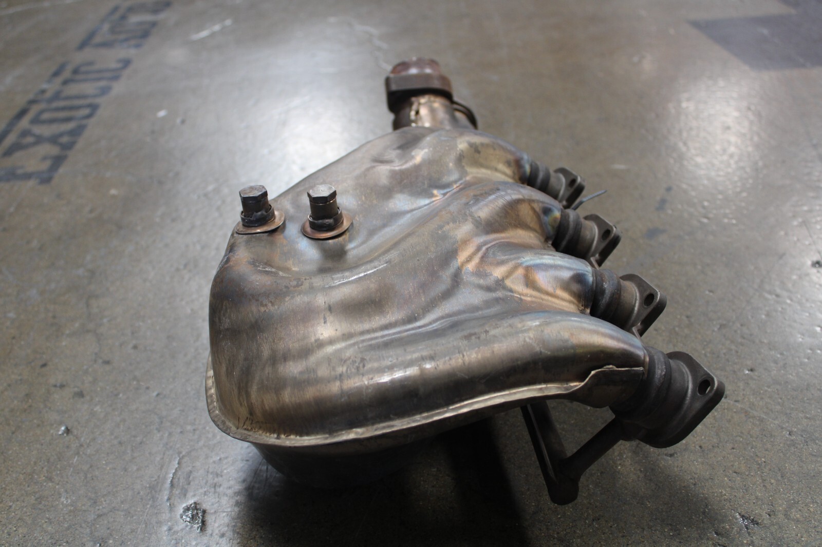 Ferrari F355 5.2, LH, Left, Exhaust Manifold, Used, P/N 179948