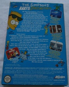 the simpsons bart vs the space mutants version originale nintendo nes complet