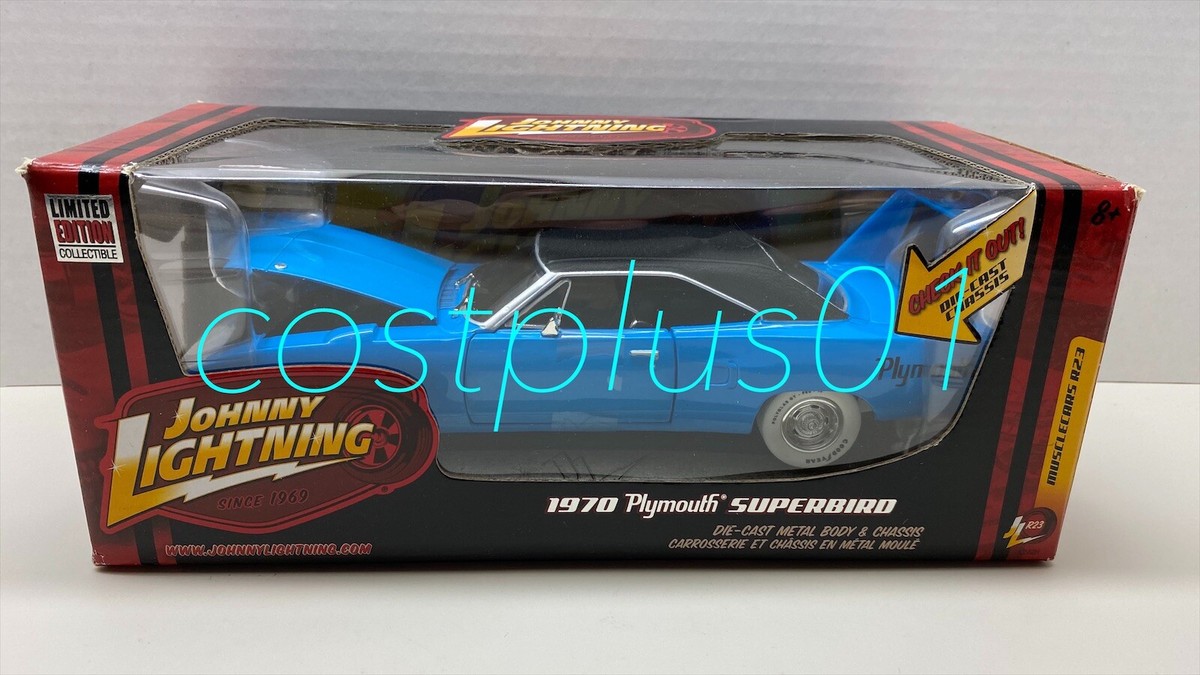 1970 Plymouth Superbird 1:24 ダイキャストモデル JOHNNY LIGHTNING 1970 PLYMOUTH SUPERBIRD 1:24 MUSCLECARS R23
