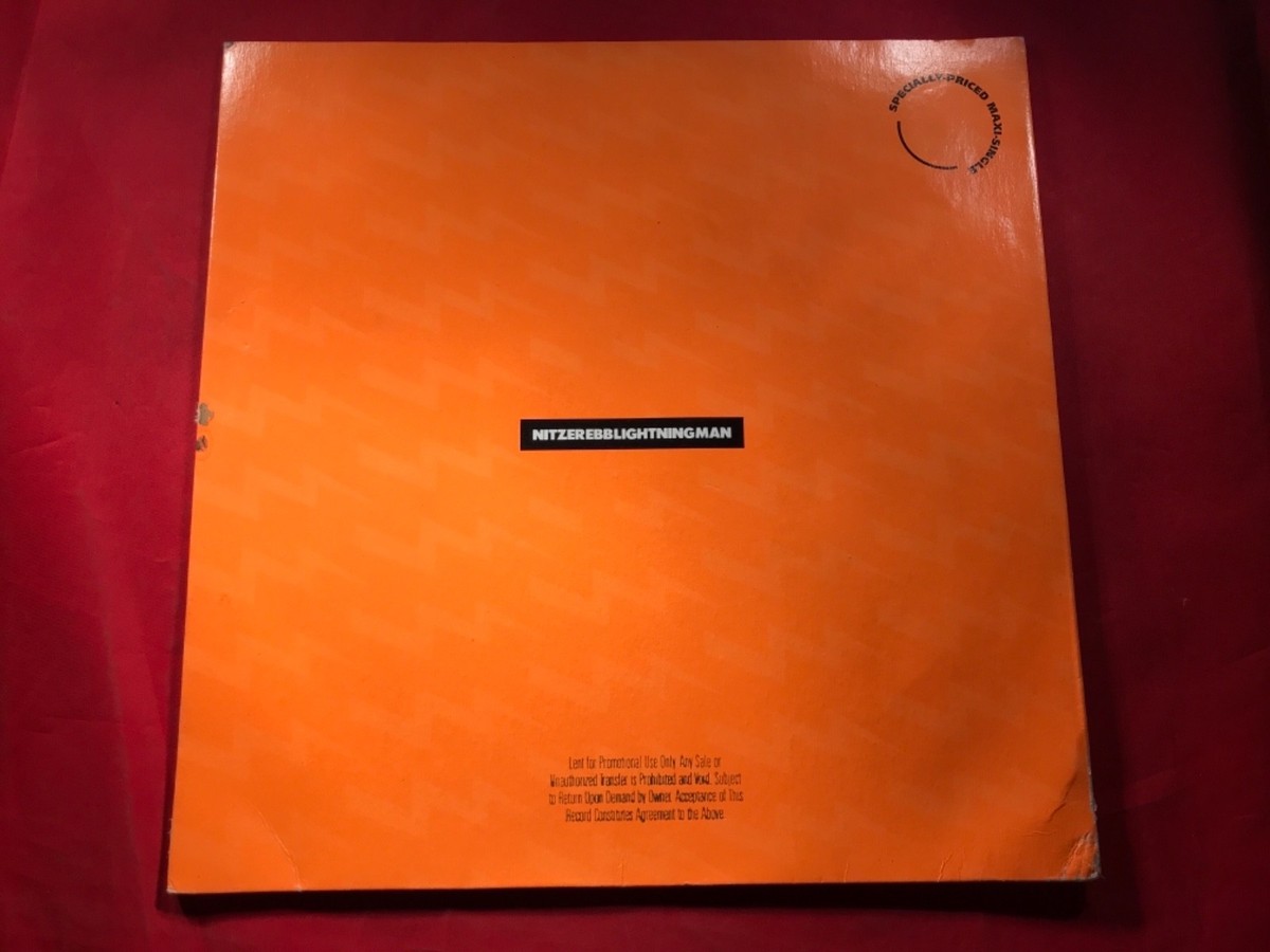 U-50 NITZER EBB Lightning Man - PROMO - MAXI SINGLE RECORD
