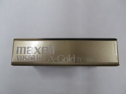Maxell HGX-Gold TC-30 VHS-C Tape Premium High Grade - Sealed - Picture 4 of 4
