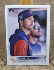 2022 Topps Update Series Aces Up Scherzer Baseball Card US288 Mets FREE S&H