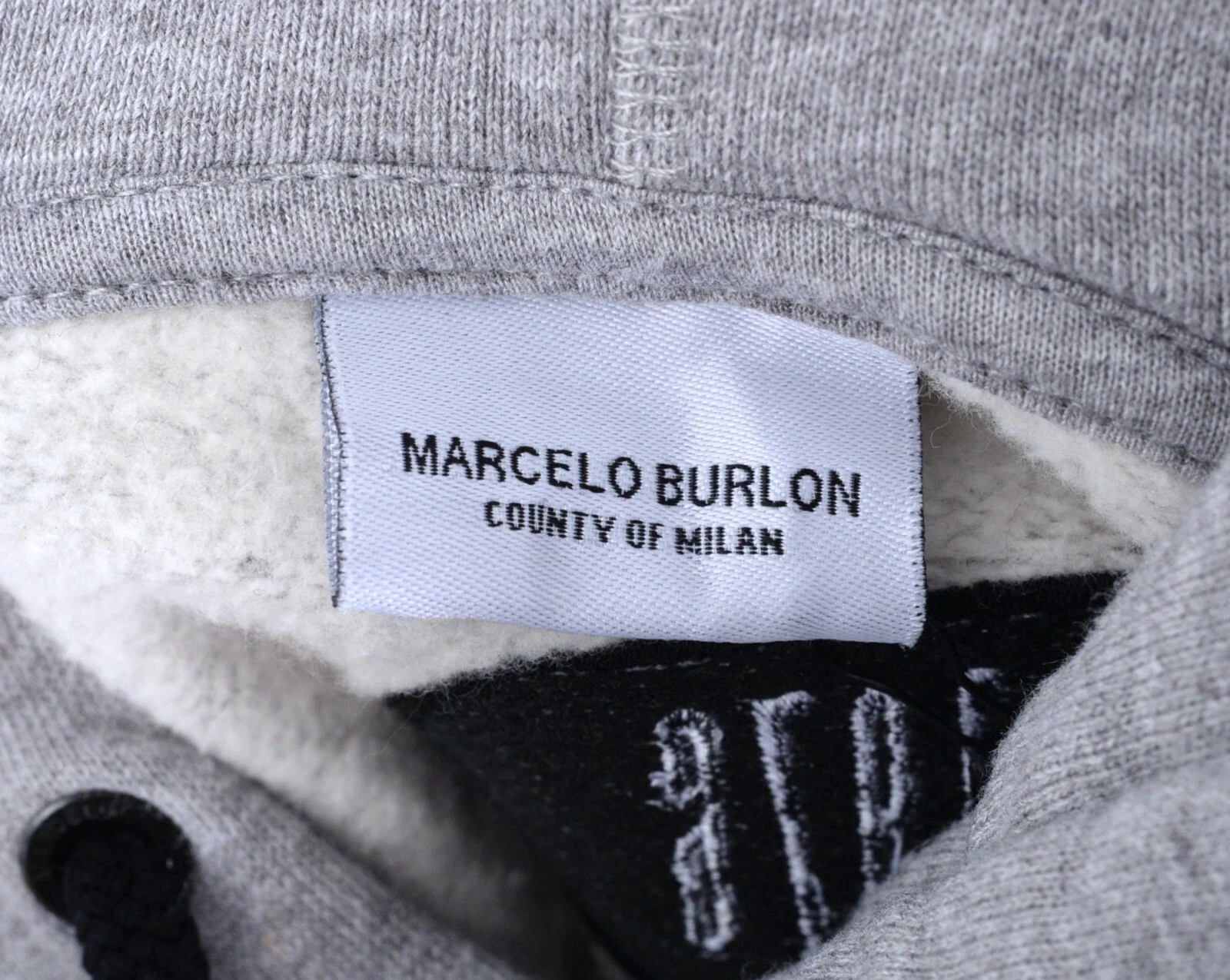 Felpa con cappuccio Marcelo Burlon Contea di Milano Jak Hood Grigio Maglione Felpa con cappuccio 48 S