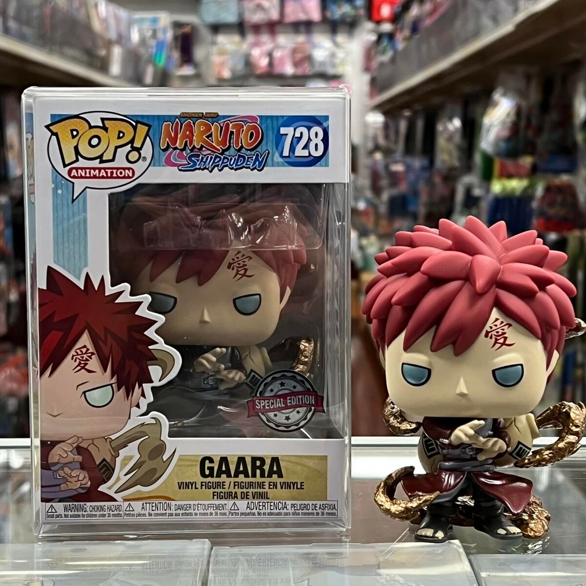 Funko Pop Naruto Special Edition : Metallic GAARA #728 Vinyl