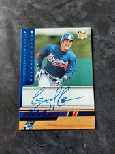 Gregor Blanco 2008 Stadium Club Photographers Proof Blue Auto RC #166.NRMT /99