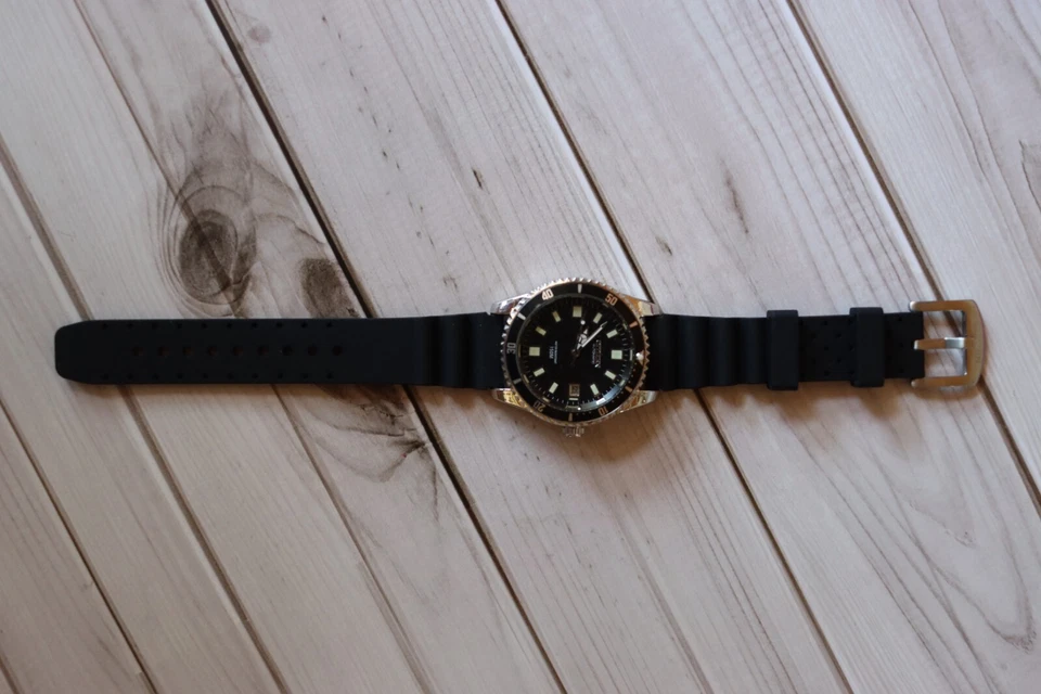 Reloj Hombre CITIZEN Automático Analógico Acero Inoxidable Plateado 4-820789Y Usado Buzo Foto 2 de 4