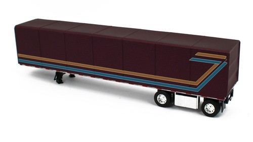 2023 DCP 1:64 *PLUM* Kenworth W900A Aerodyne & Utility 53' ROLL TARP TRAILER NIB - Picture 7 of 8