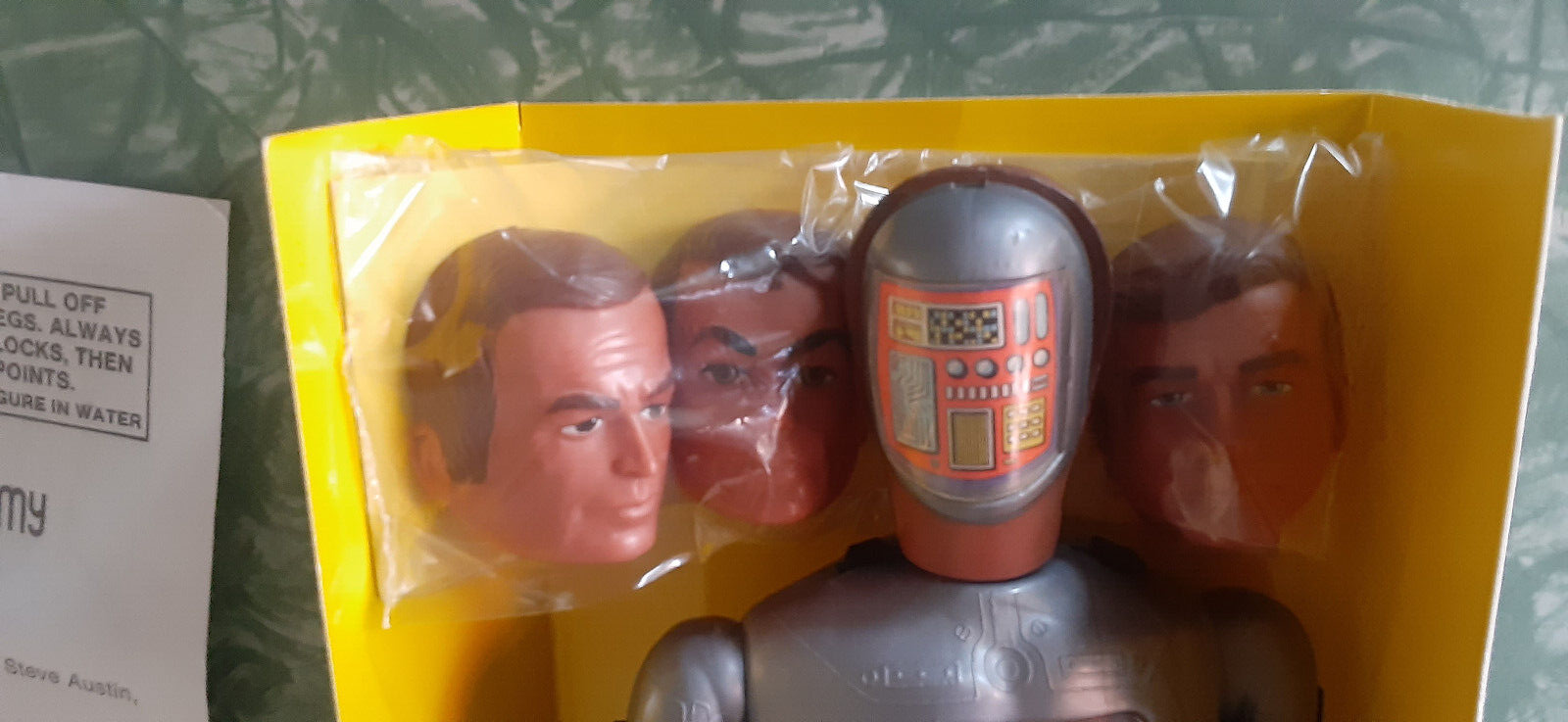Maskatron six million dollar man figure 1976 mint complete kenner w ...