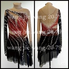 New Ice Figure Skating Dress Figure Skating Dress For Competition black