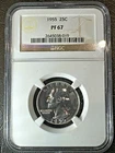 1955 P WASHINGTON QUARTER * NGC PF67 * UNCIRCULATED PROOF * Brown Label *