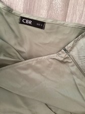 REDUCED sage green satin look dress