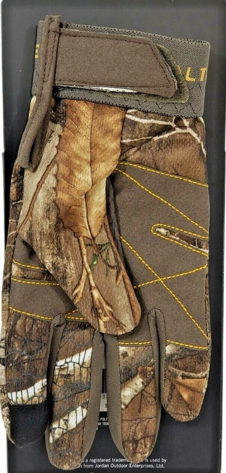 Realtree Edge Camo Utility Gloves Hunting Paddes Knuckles Sz M Non Slip Palm New - Image 4 of 4