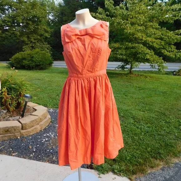 Very orange dress cheap