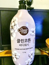 Shower Mate Total Body Care Clean Cotton Body Wash-42.3 fl.oz