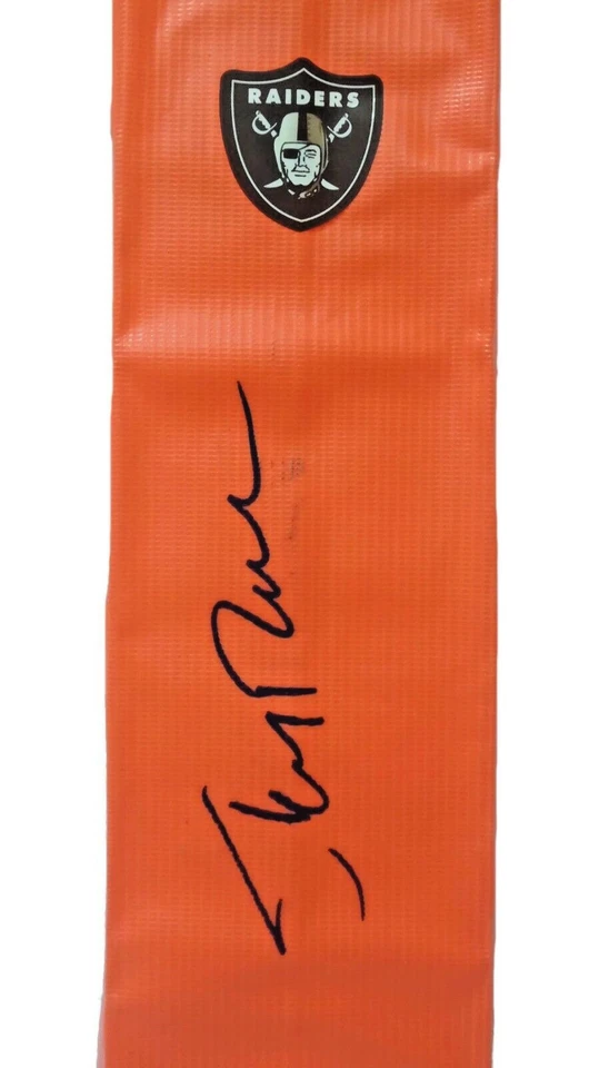 Jerry Rice Signed Football Pylon Las Vegas Raiders Autograph Beckett COA Proof - Image 3 of 4