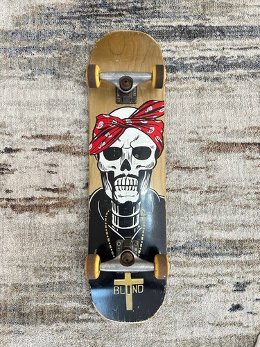 Vintage Jalousie Skateboarddeck mit Spannwagen