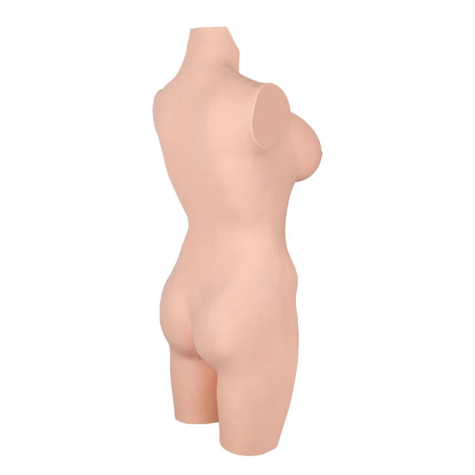Body de silicona con formas de pecho copa D traje vagina falso para travesti disfraces Foto 4 de 4