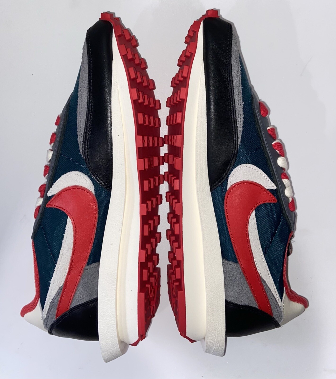 SACAI X NIKE Taglia 10 5 Nike LDWaffle x Sacai x Undercover Midnight Spruce University rosso