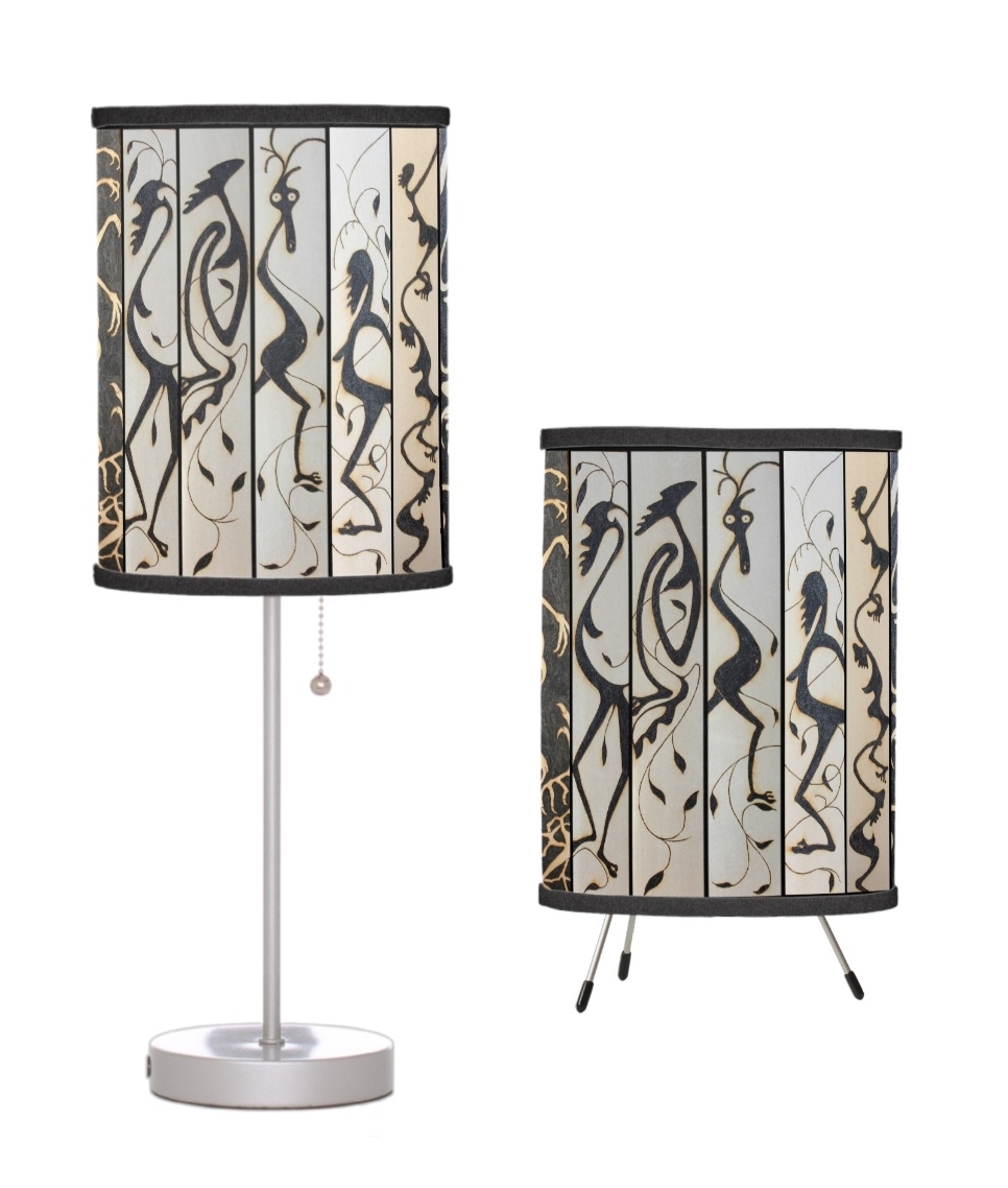 TABLE LAMP ~ Orig Exclusive Solar-Etched Design ~ 2 Styles Avail ~ Imaginative!-image