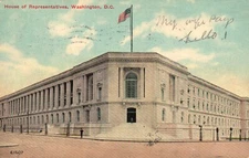 Postcard Washington DC House of Representatives Posted 1911 Vintage PC L4358