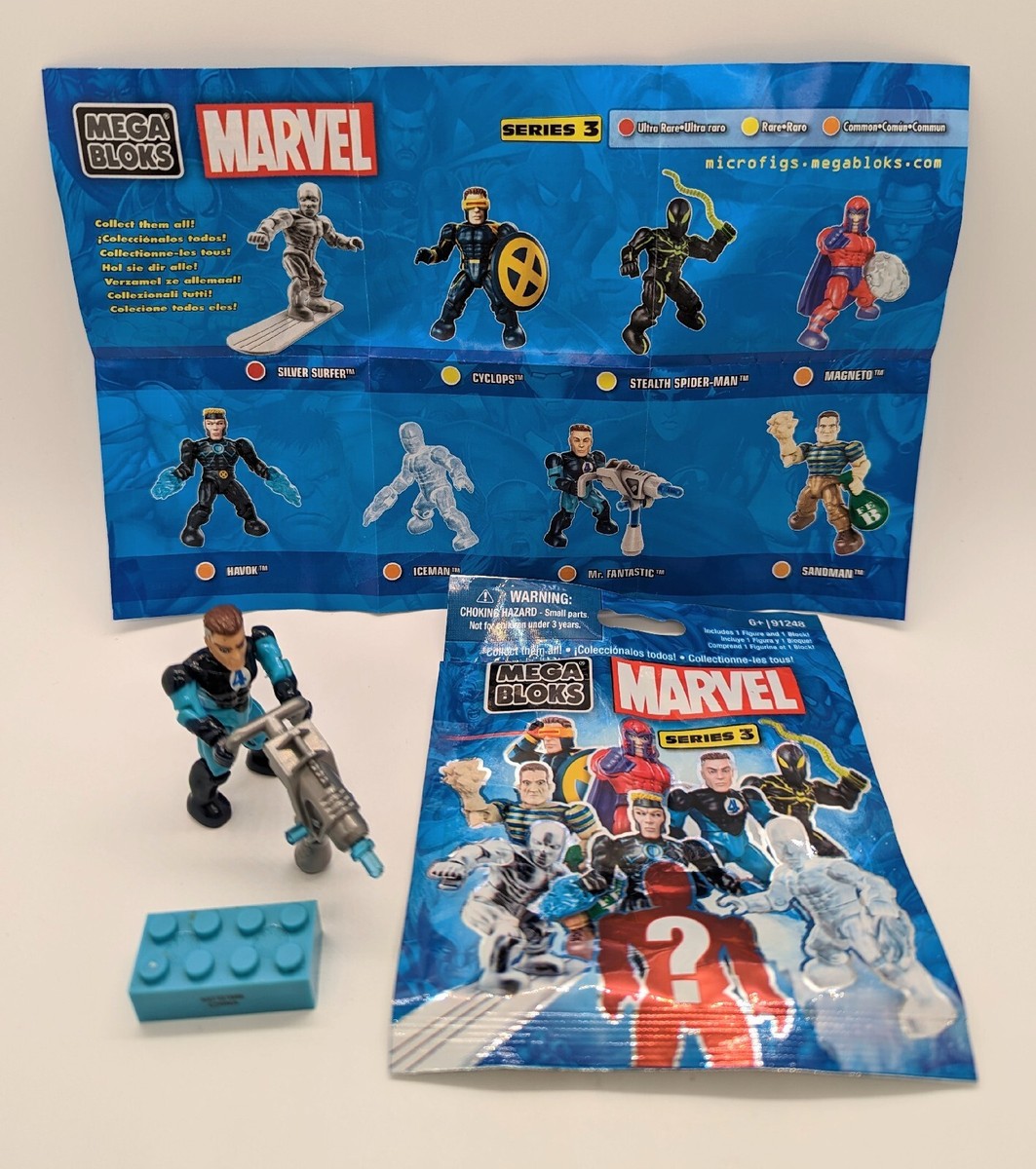 Vintage Mega Bloks Marvel Series Fantastic Mini Figure New