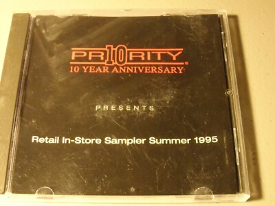 Priority 10 Year Anniversary Summer Sampler 1995 PROMO CD Paris E-A-SKI L342