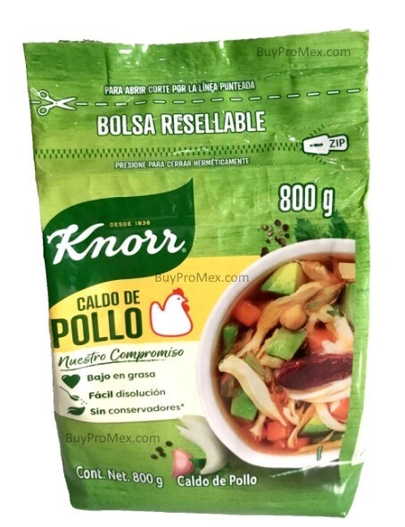 1-Knorr Caldo De Pollo Sazonador Caldo de pollo condimento polvo 800gr/28 oz