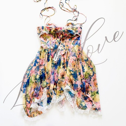 FOR LOVE & LEMONS Elea Asymmetrical Mini Dress (size S) NWT - 第 8/12 張圖片