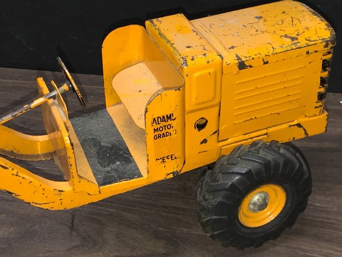 Pressed Steel Doepke Model Toys Adams Diesel Motor Road Grader - Picture 8 of 12