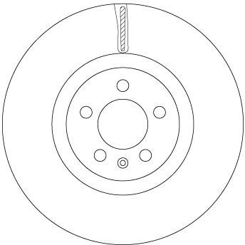2 X Bremsscheibe TRW DF6983S FüR VW Polo-image