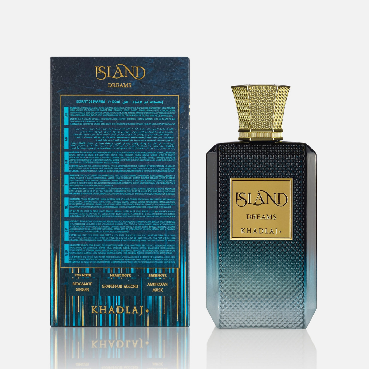 香水(男性用) Khadlaj  Dreams Khadlaj Island Dreams Extrait de Parfum - Fresh & Invigorating