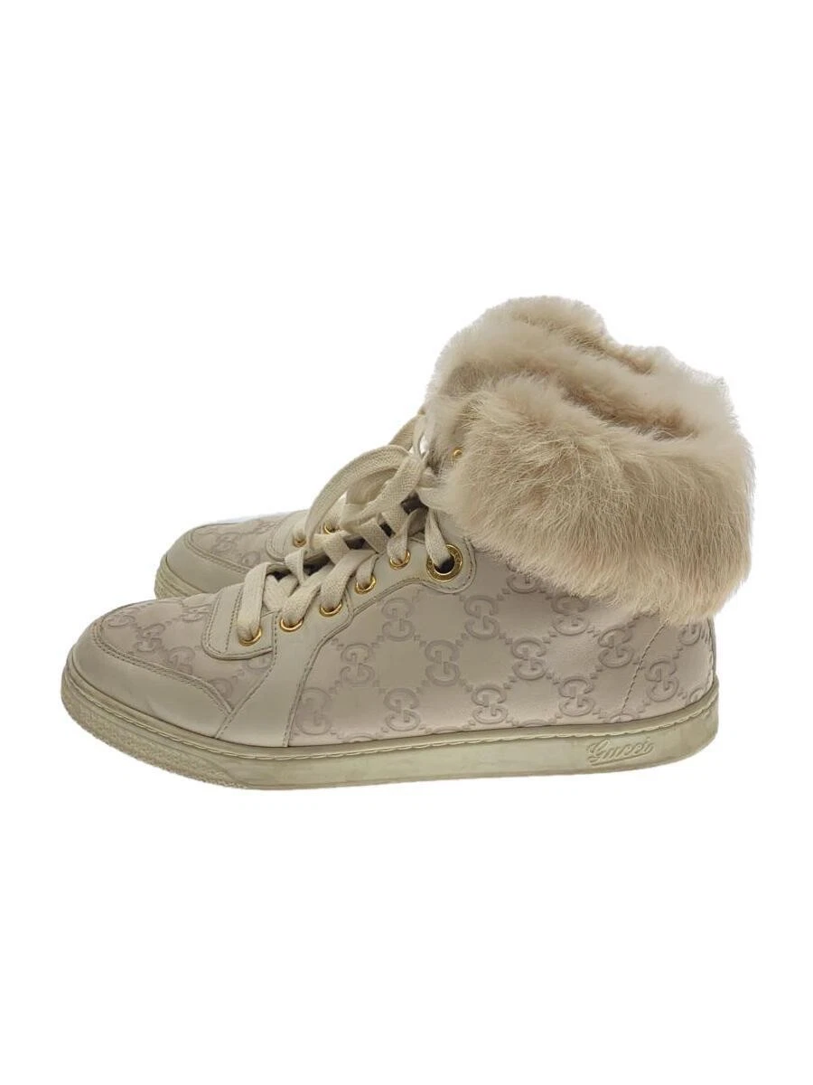 Baskets montantes Gucci 37,5 couleur ivoire ivoire pointure 37,5 authentiques