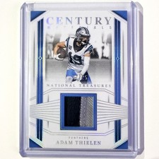 ADAM THIELEN 2023 National Treasures Century Materials #CEN-ATN Holo Silver /25