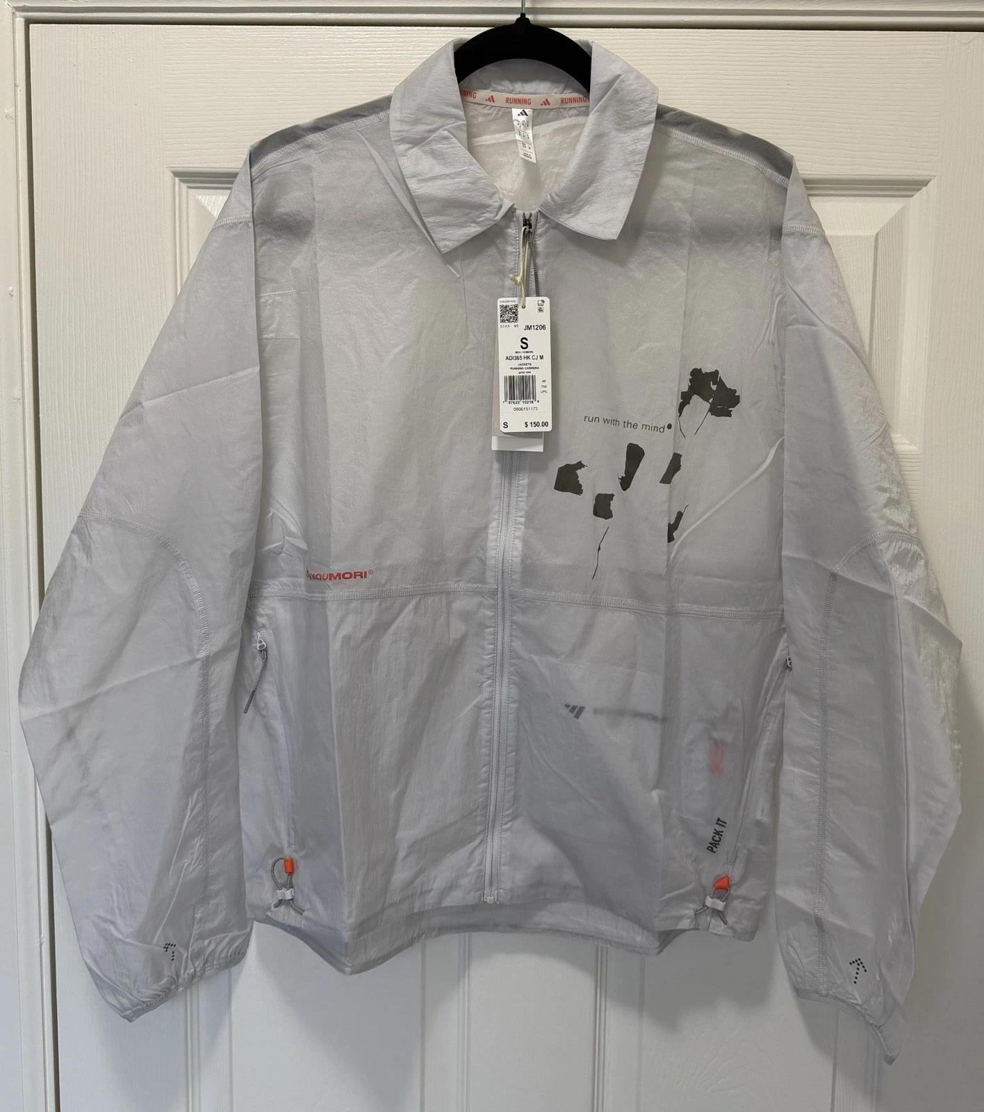 New! Adidas ADI365 Hermanos Koumori Coach Running Jacket JM1206 Sz.Small Men’s